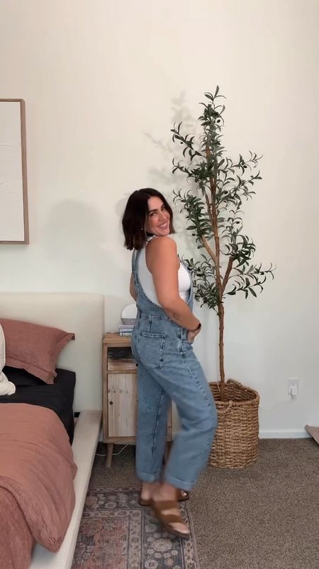 The greatest denim overalls! Size medium (they run big) top is size L. Spring mom outfit, mom style. 



#LTKmidsize #LTKstyletip #LTKSeasonal