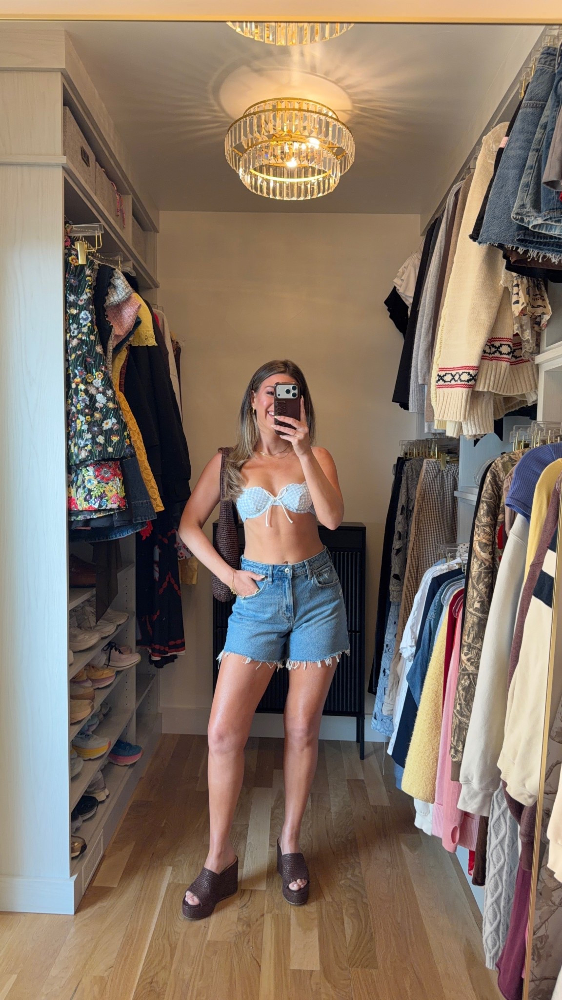 Abercrombie dad cut off shorts styled with swim top for everyday wear 

i sized up to a 27
& did my normal size small in top

divi: emerson15

Casual everyday
Denim shorts
Summer looks
Brunch
Shopping
Sight seeing
Vacation 

#LTKDENIM
#LTKTravel #LTKdayinmylife