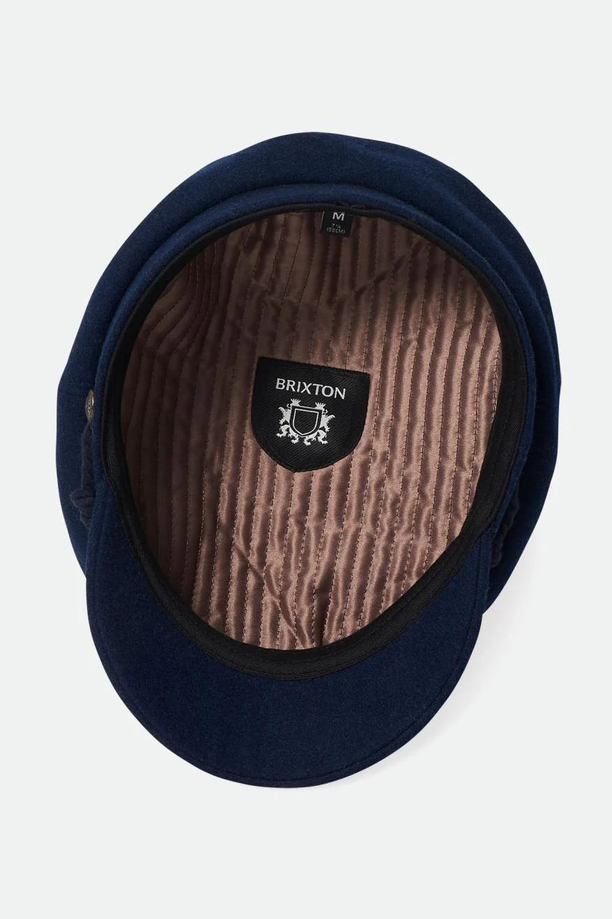 Fiddler Fisherman Cap - Washed Navy/Black | Brixton