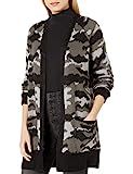 Lucky Brand Women's Camo Cardigan Sweater, Grey Multi, S | Amazon (US)