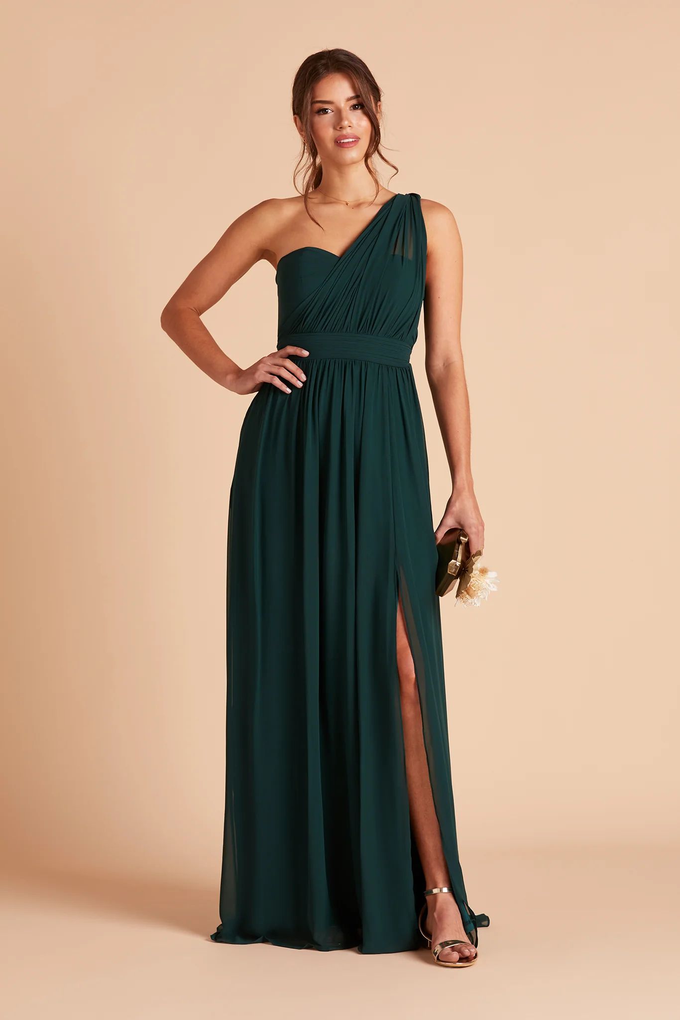 Grace Convertible Dress - Emerald | Birdy Grey