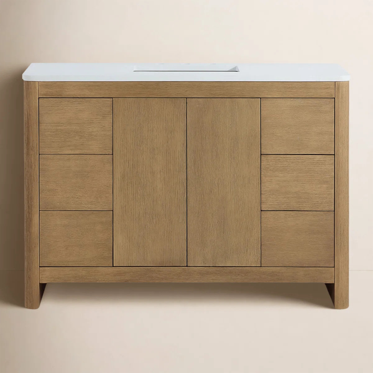 Raye 48'' Single Bathroom Vanity with Quartz Top | Wayfair North America