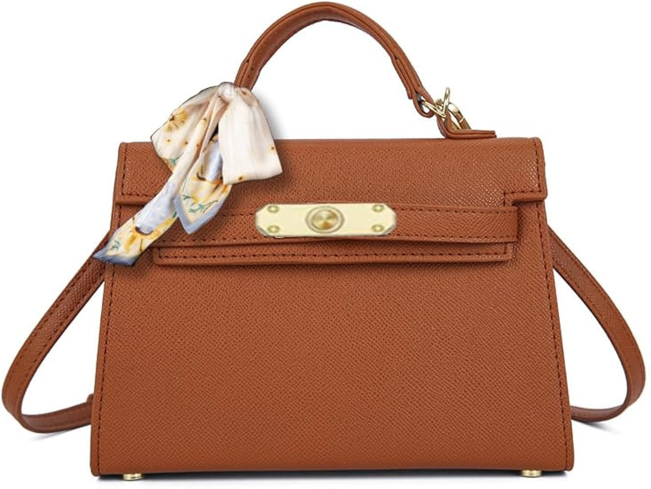 Women's Top-Handle Handbags PU Leather Trendy Shoulder Bag for Women Versatile and Stylish Handba... | Amazon (US)