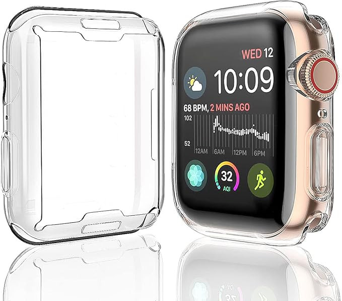 [2-Pack] Julk Case for Apple Watch Series 6 / SE/Series 5 / Series 4 Screen Protector 40mm, Overa... | Amazon (US)