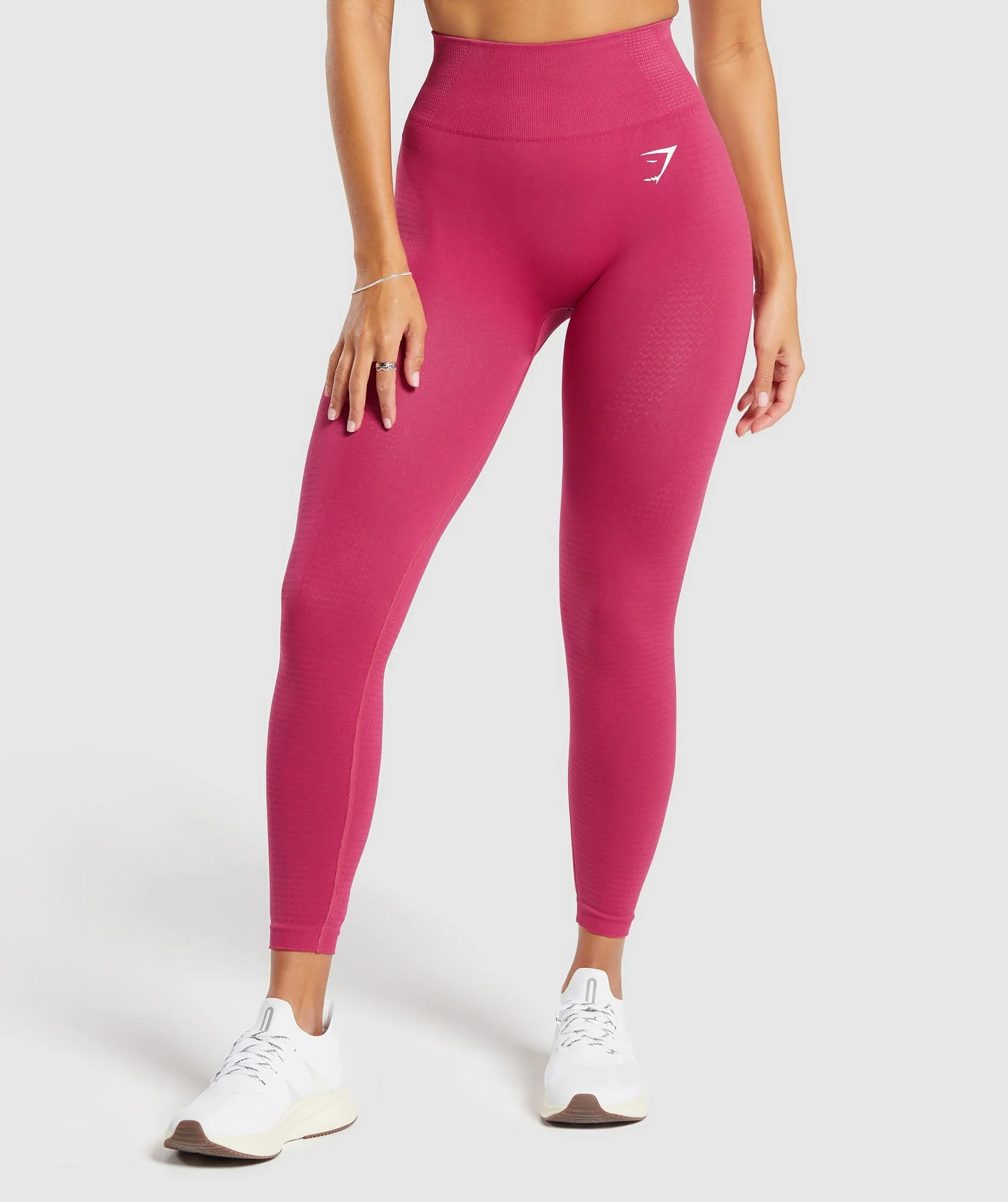 Gymshark Vital Seamless 2.0 Leggings - Vintage Pink/ Marl | Gymshark CA