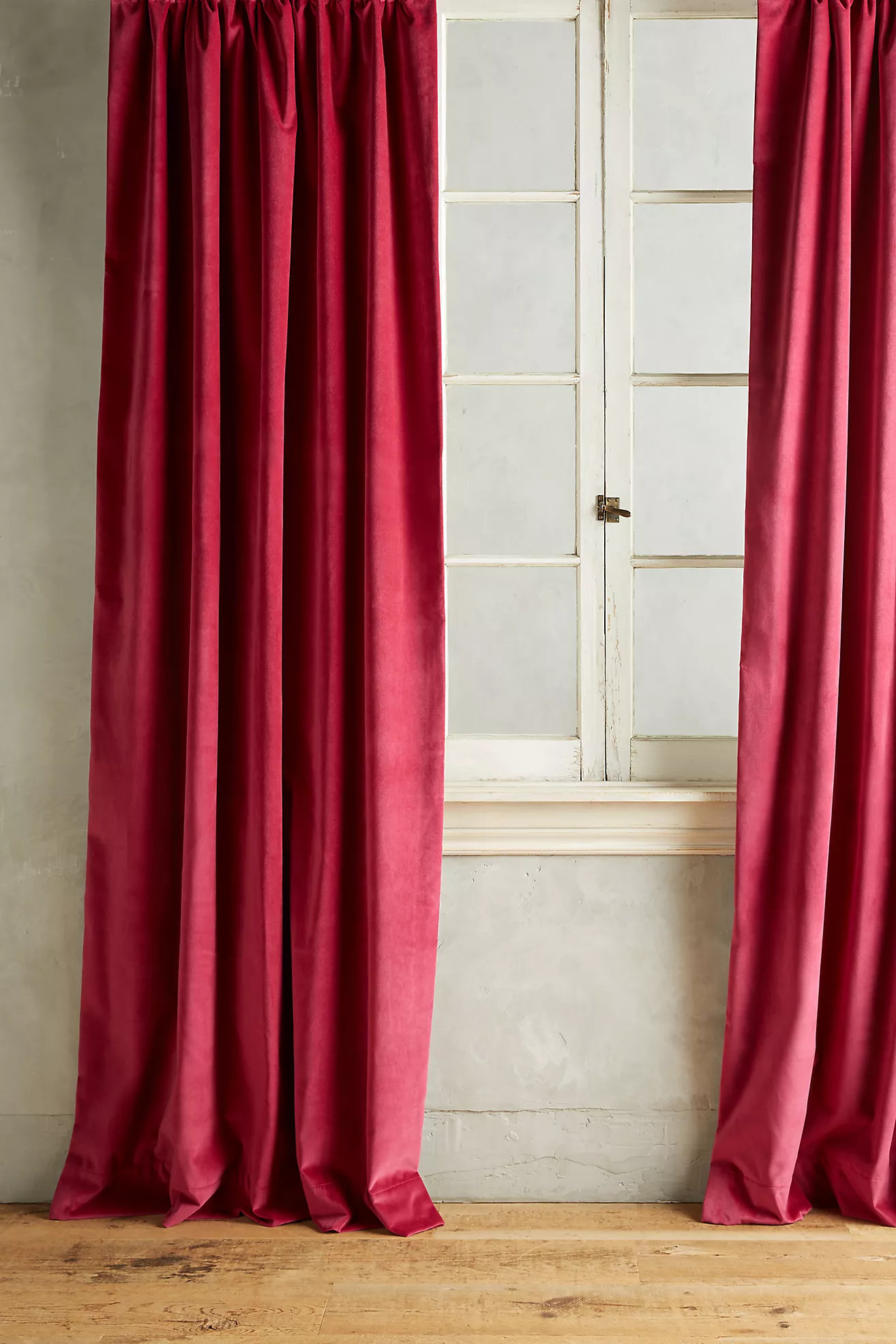 Matte Velvet Blackout Curtain | Anthropologie (US)