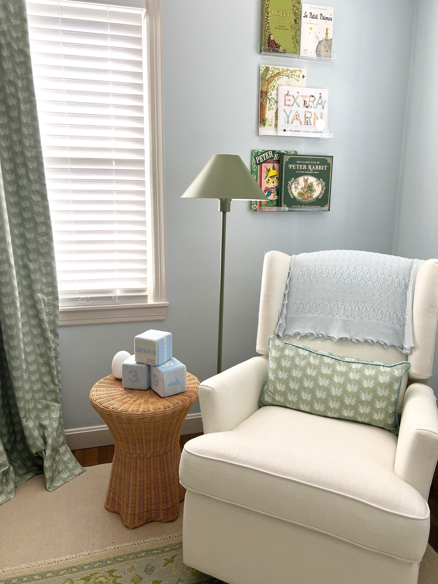 Our dream nursery
Paint color: SW Hinting Blue 🥰