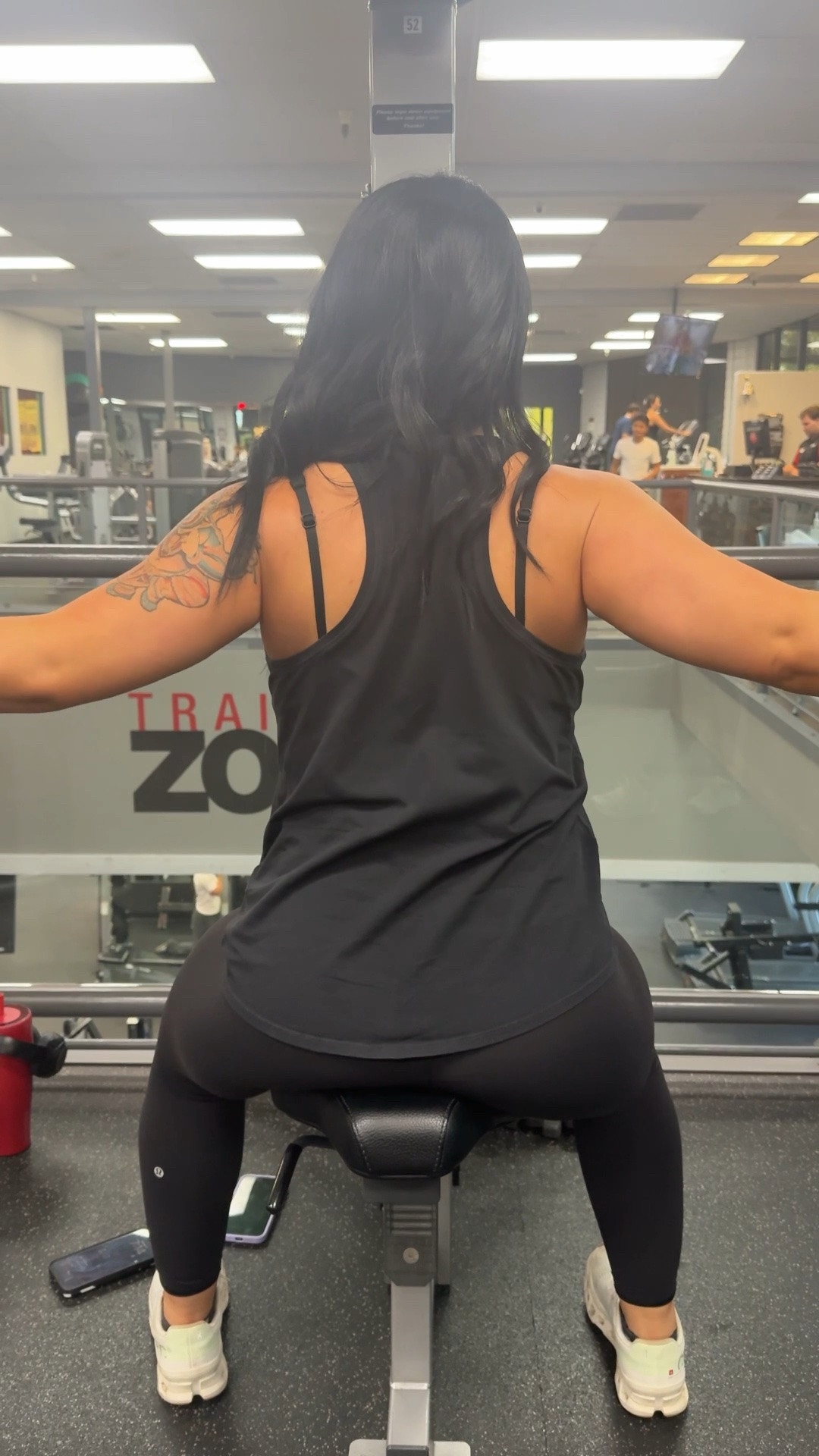 From Lululemon:
Wunder Train High-Rise Crop 23" in black size 12
Tank size 12

#LTKfitnessgoals #LTKActive #LTKootd