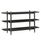 Better Homes & Gardens Springwood Horizontal Bookcase, Charcoal Finish | Walmart (US)