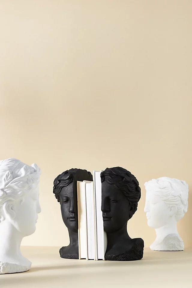 Grecian Bust Bookends | Anthropologie (US)