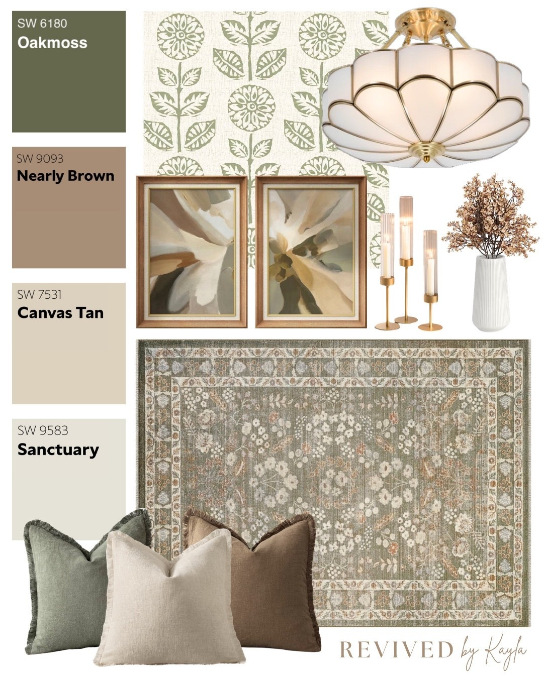 Green and brown room design mood board 🪴🤍

#homedesign #homedecor #home #interior #interiordesign #interiordecor #livingroom #bedroom #moodboard #neutral #modern #traditional #vintage #cozy #natural #decor #design #homestyle #homestyling #wayfair #amazon #sherwinwilliams

#LTKHome