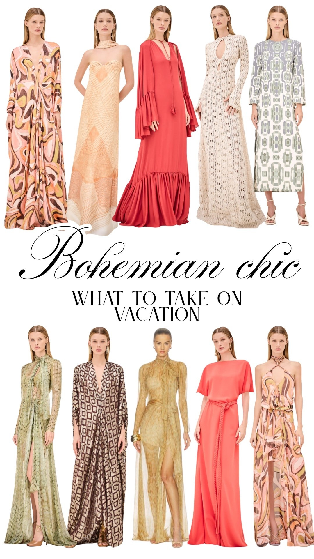 Bohemian Resort Dresses ✨
The ultimate edit of bohemian resort dresses for your next luxury vacation. Think flowing maxi silhouettes, lightweight fabrics, and elevated details that move beautifully from beach days to sunset dinners.

These luxury boho vacation dresses are perfect for tropical getaways, five-star resorts, and warm summer escapes. Effortless, feminine, and designed to stand out — without trying too hard.

Shop my curated selection of boho resort vacation dresses for a chic, elevated holiday wardrobe.

#ResortWear #BohoResort #VacationDresses #LuxuryVacationStyle #BohemianChic #LTKtravel #LTKstyle #SummerWardrobe

#LTKWedding #LTKootd #LTKSeasonal