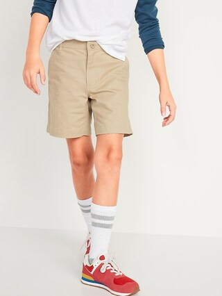 Built-In Flex Straight Twill Shorts for Boys (Above Knee) | Old Navy (US)