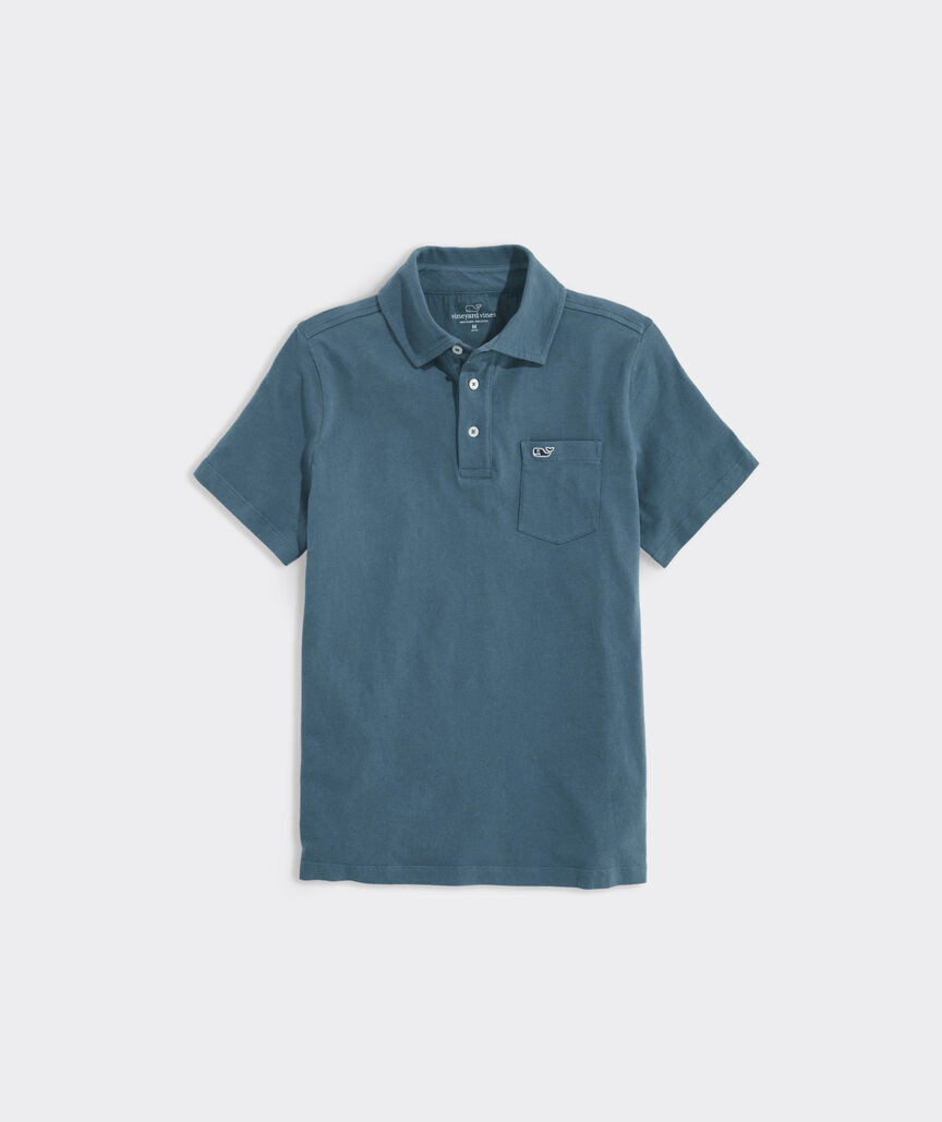 Boys' Slub Cotton Jersey Polo | vineyard vines