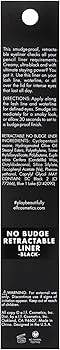 e.l.f. No Budge Retractable Eyeliner, Creamy, Ultra-Pigmented & Waterproof, Creates Bold & Define... | Amazon (US)
