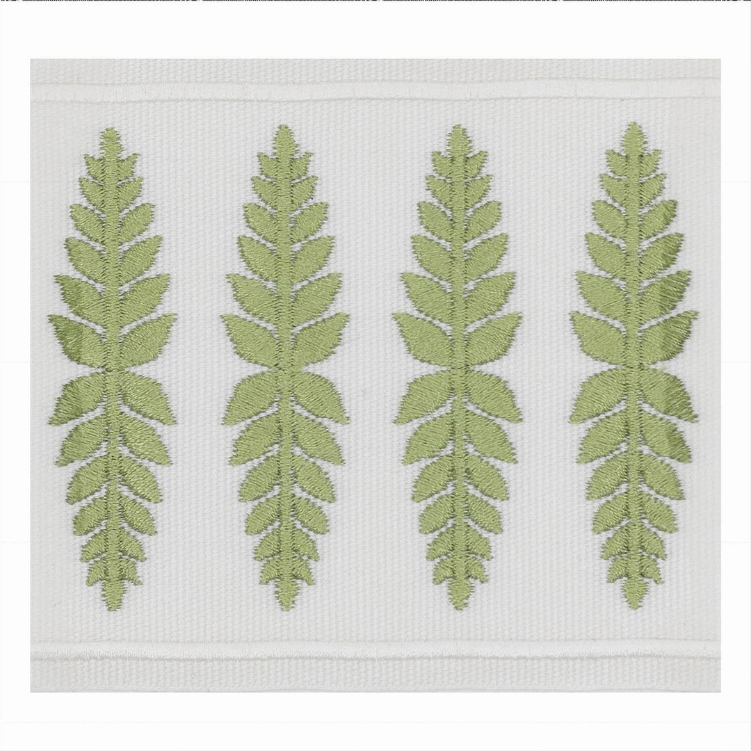 Fern Leaf Tape Trim: Stout Kailua Decorative Border, 3.5 Inch - Etsy | Etsy (US)