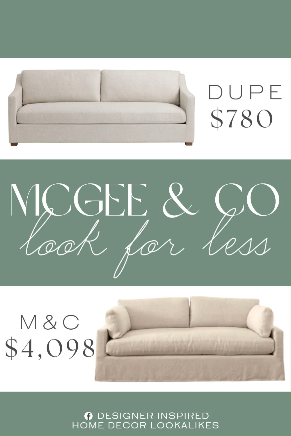 Inspired by McGee & Co Slipcovered Sofa. Minimalist Slipcovered Sofa. Coastal Style Slipcover Couch. Linen Slipcovered Sofa. Contemporary Living Room Sofa. Modern Arm Seat Sofa. Casual Modern Sofa. Slope Arm Couch. 

Home more affordable option find copy cat similar look for less budget friendly affordable cheap cheaper beautiful pretty. Clearance sale coupon code discount code promo code luxury lookalike look a like Inspo inspiration inspired by idea ideas Love like these? I share multiple every day in my FB group.
#mcgeeandcoinspired #slipcoveredsofa #modernlivingroom #livingroomsofa #accentsofa #couch #sofainspo #furniturefinds 

 #LTKHome