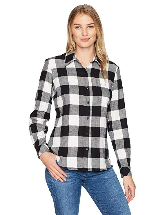 Dickies Women's Long Sleeve Plaid Shirt | Amazon (US)