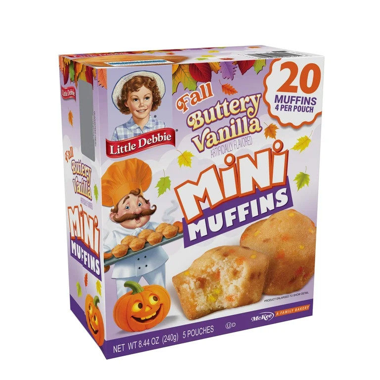 Little Debbie Family Pack Fall Mini Muffins (Buttery Vanilla) | Walmart (US)