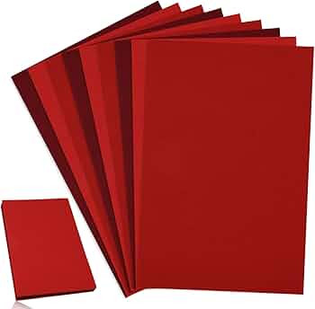 Whaline 18Pcs Felt Fabric Sheets Soft Thick Assorted Red Craft Felt Pack for DIY Craft Sewing Pat... | Amazon (US)