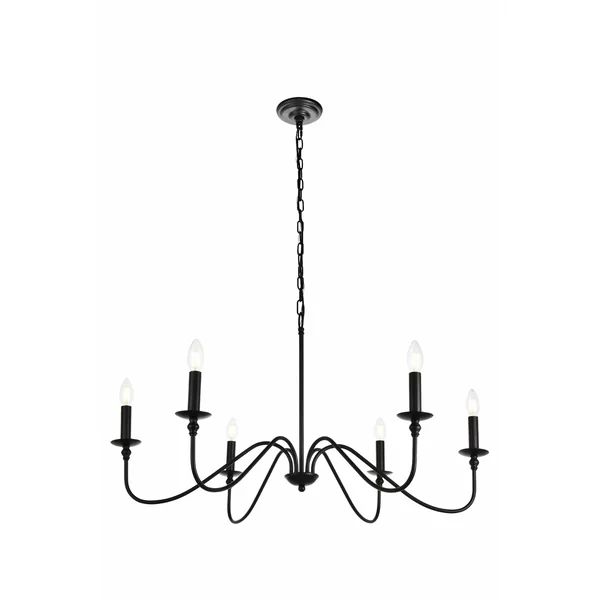 Ableton 6 - Light Candle Style Classic / Traditional Chandelier | Wayfair Professional