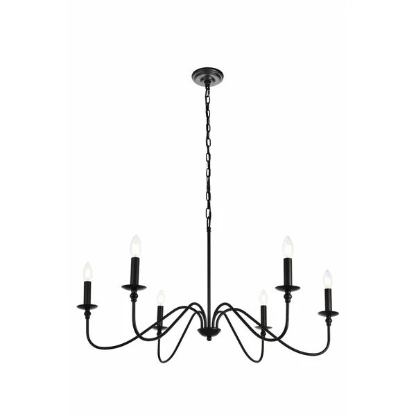 Ableton 6 - Light Candle Style Classic / Traditional Chandelier | Wayfair North America