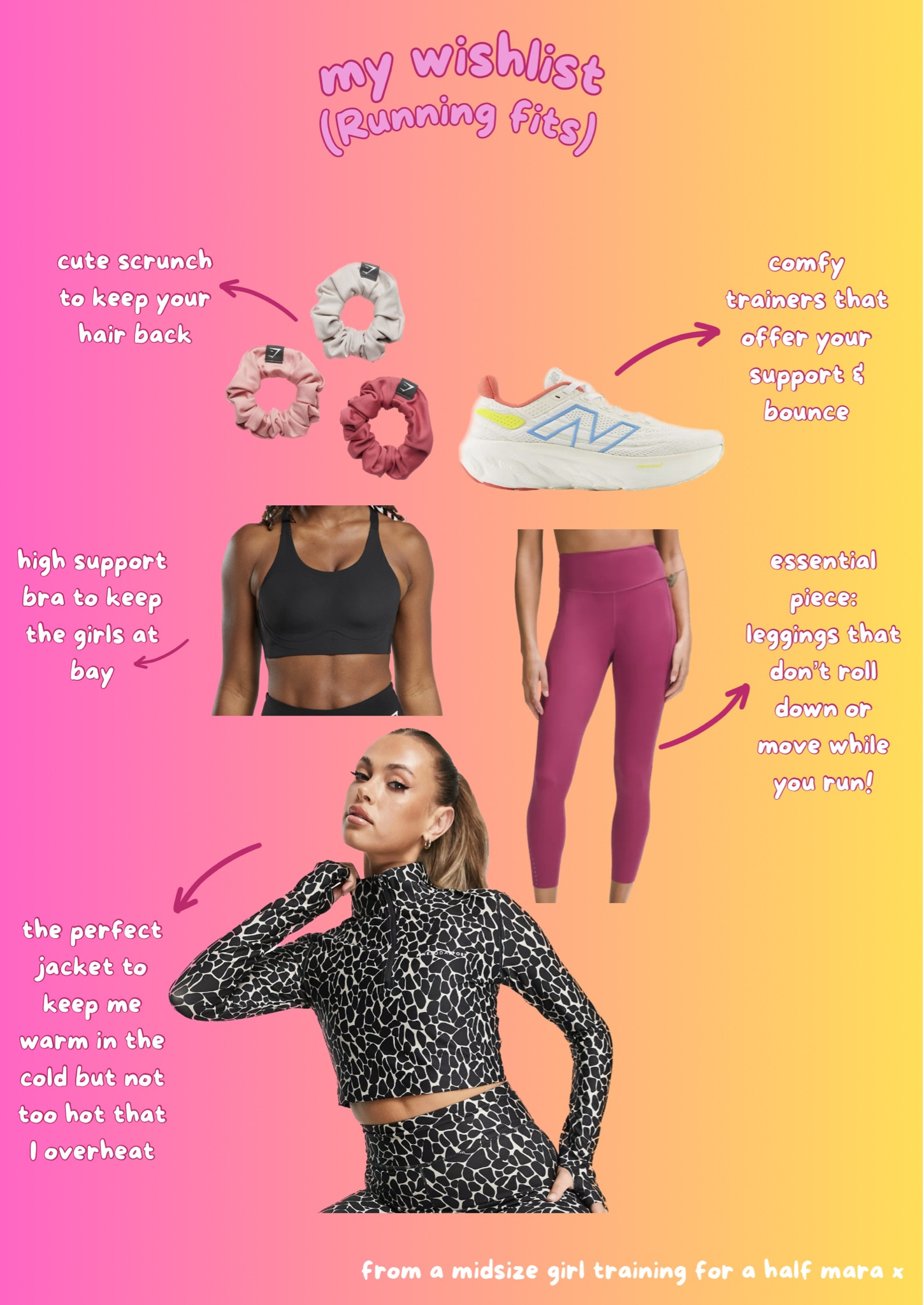 My running wishlist 🩷🫶🏽

#LTKmidsize #LTKfitness