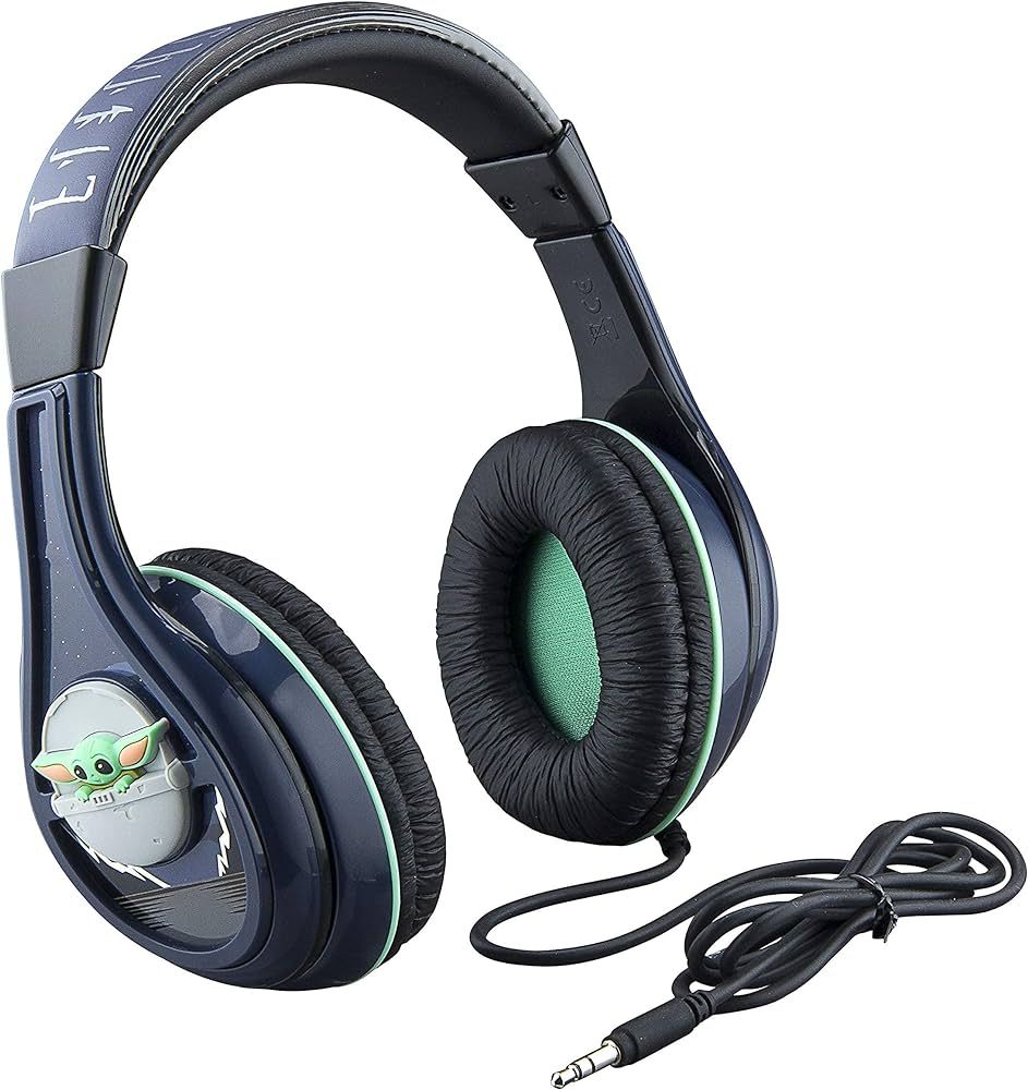 eKids Mandalorian The Child Headphones for Kids, Wired Headphones for School, Home or Travel, Tan... | Amazon (US)