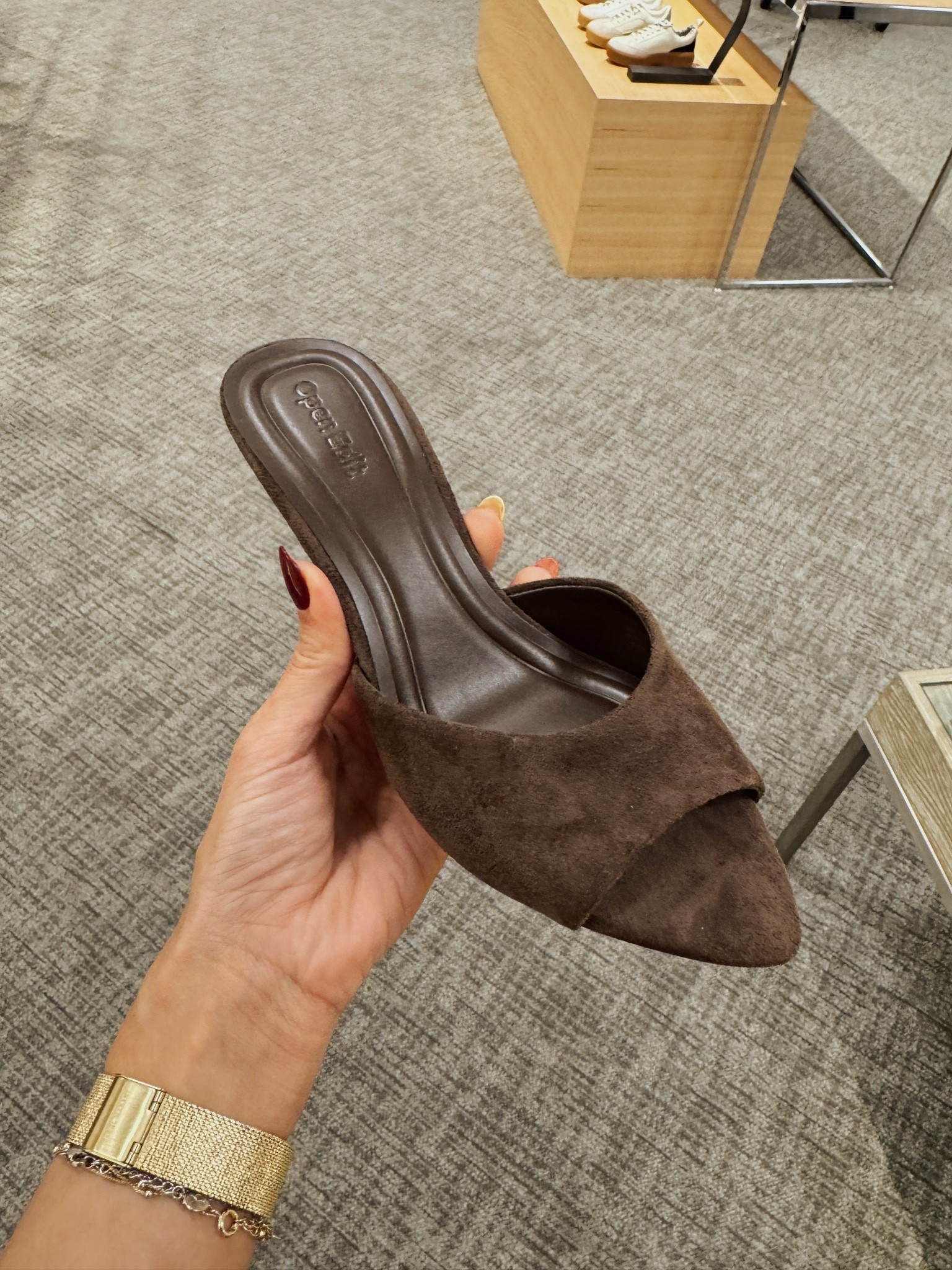 These heels were a great unexpected find- under $50 too! Fit is tts