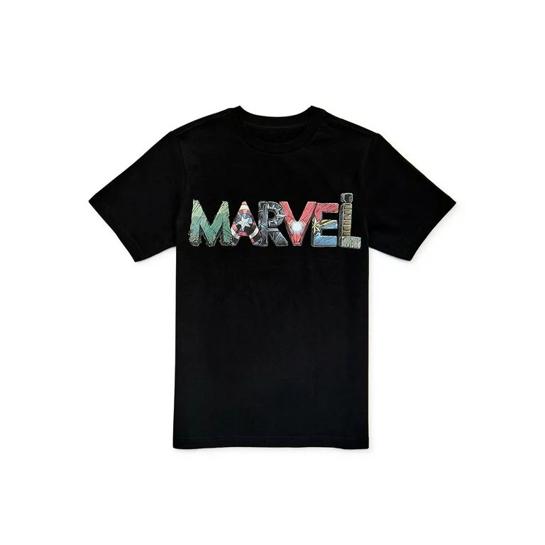 Marvel Comics Boys T-Shirt with Short Sleeves, Sizes 4-18 | Walmart (US)
