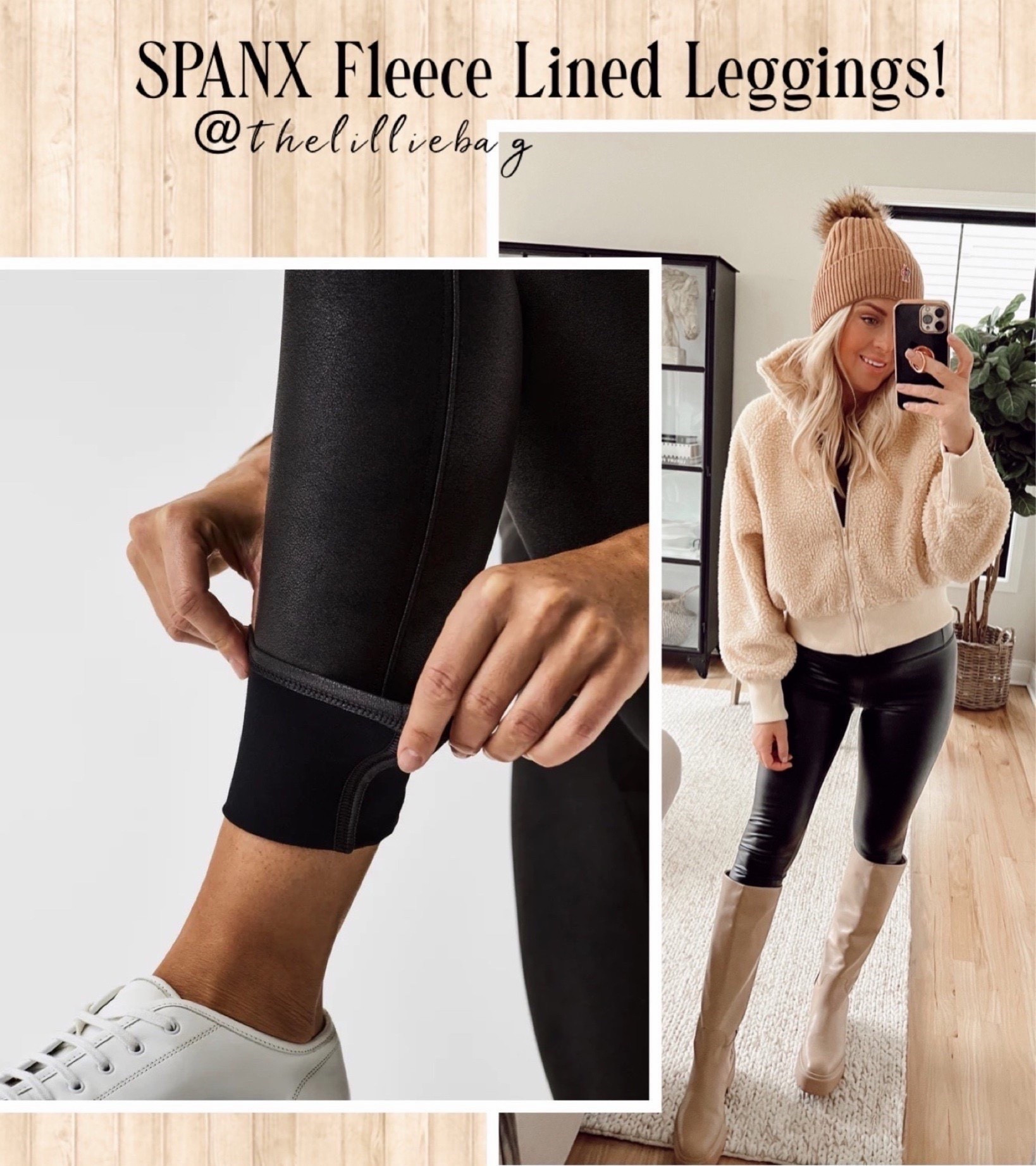 On major sale! 40% off my leggings! 
Fleece lined leggings from SPANX!😍 

I do small.

#LTKSeasonal #LTKGiftGuide