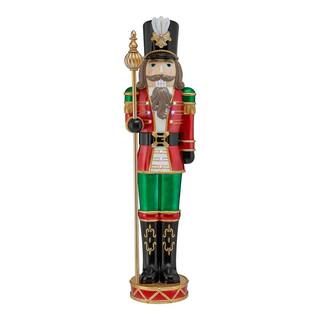 Home Accents Holiday 43 in Nutcracker With Staff 22DK01079 - The Home Depot | The Home Depot