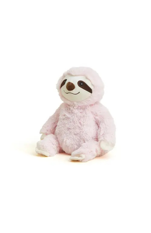 Warmies Sloth Plush Toy in Light Pastel Pink at Nordstrom | Nordstrom