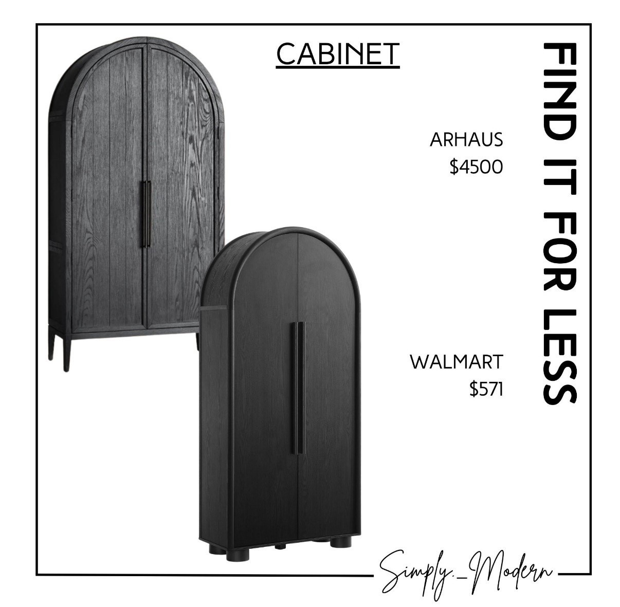Find it for less-  cabinet

#LTKHome
