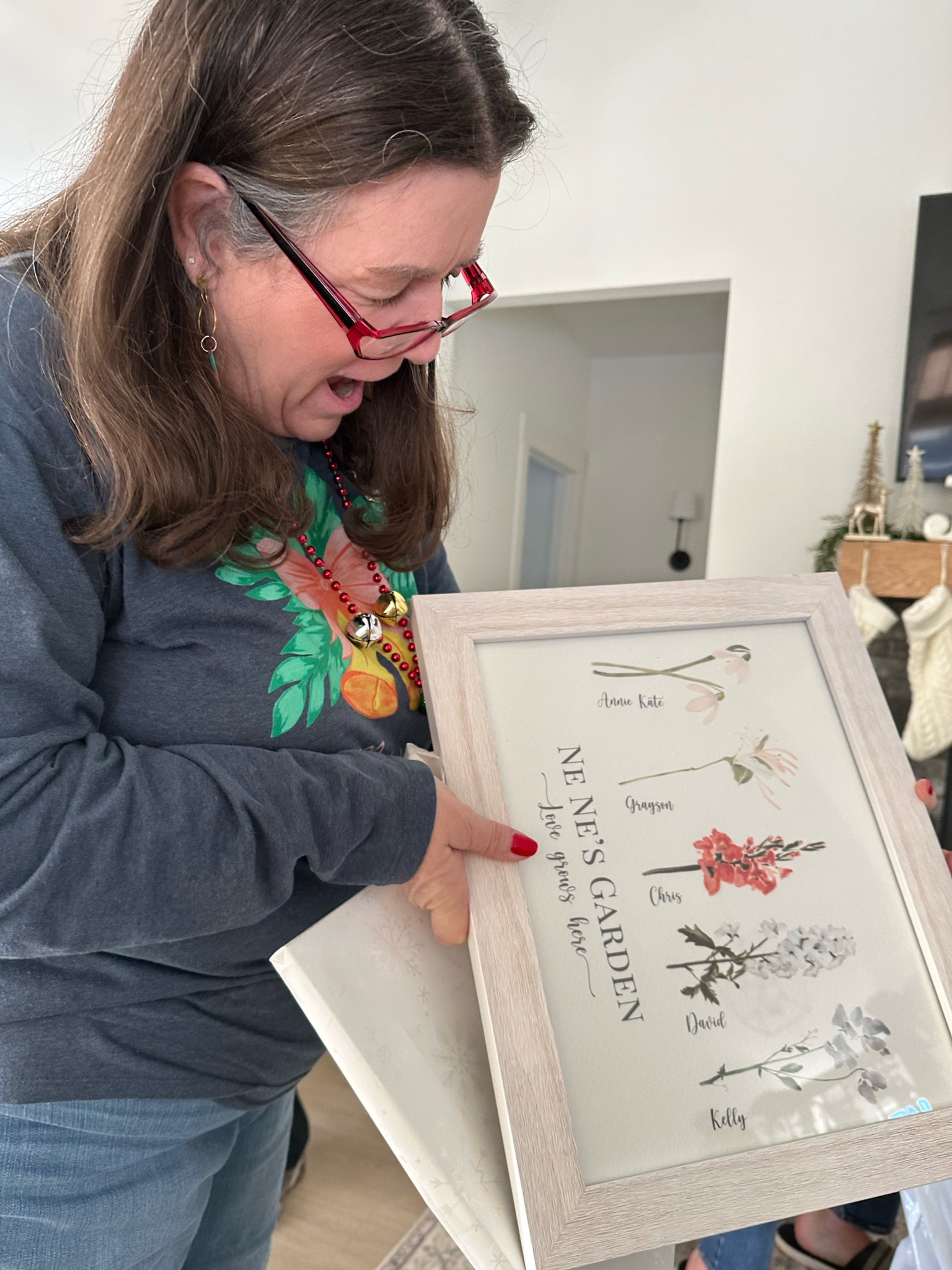 Mother’s Day gift idea. My mother in law loved this custom art work of her grandchildren. Each flower is a birth flower. She loved it! #mothersdaygift #mothersdaygiftidea #mothersdayidea 

#LTKGiftGuide