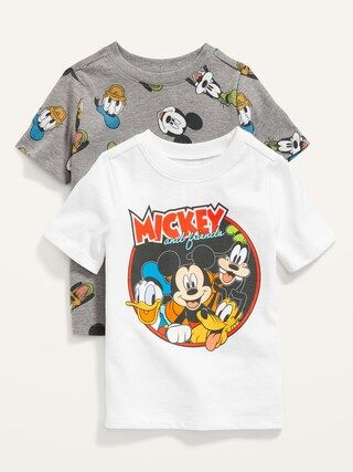Disney&#x26;#169 Mickey &#x26; Friends Unisex T-Shirt 2-Pack for Toddler | Old Navy (US)