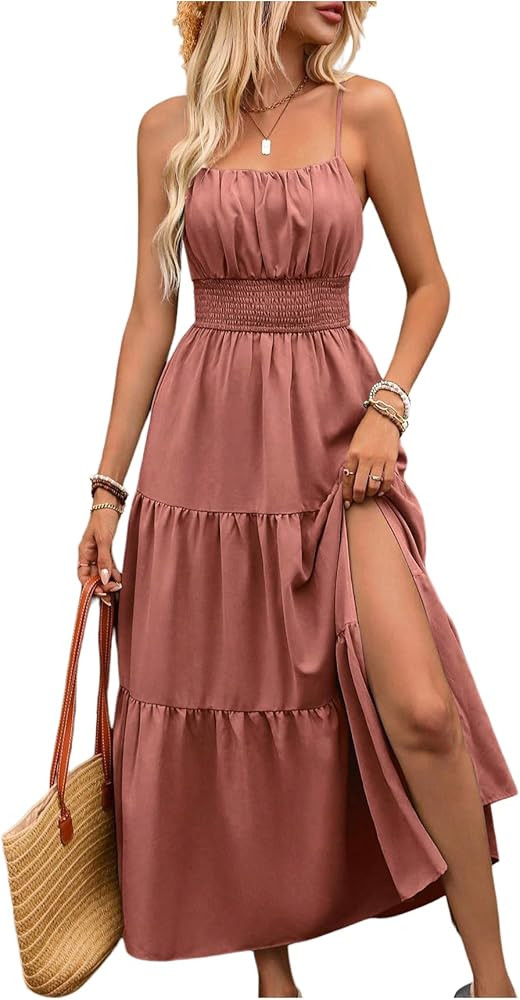 BEAUDRM Women's Summer Maxi Dresses Boho Summer Wedding Guest Dress Beach Vacation Outfits Cruise... | Amazon (US)