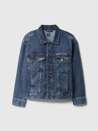 Kids Oversized Icon Denim Jacket | Gap Factory
