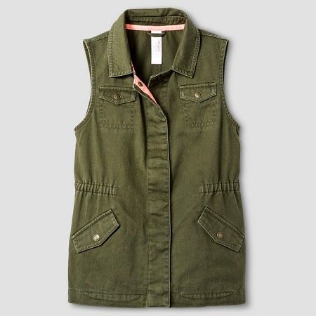 Girls' Fashion Vest Cat & Jack™ - Green | Target