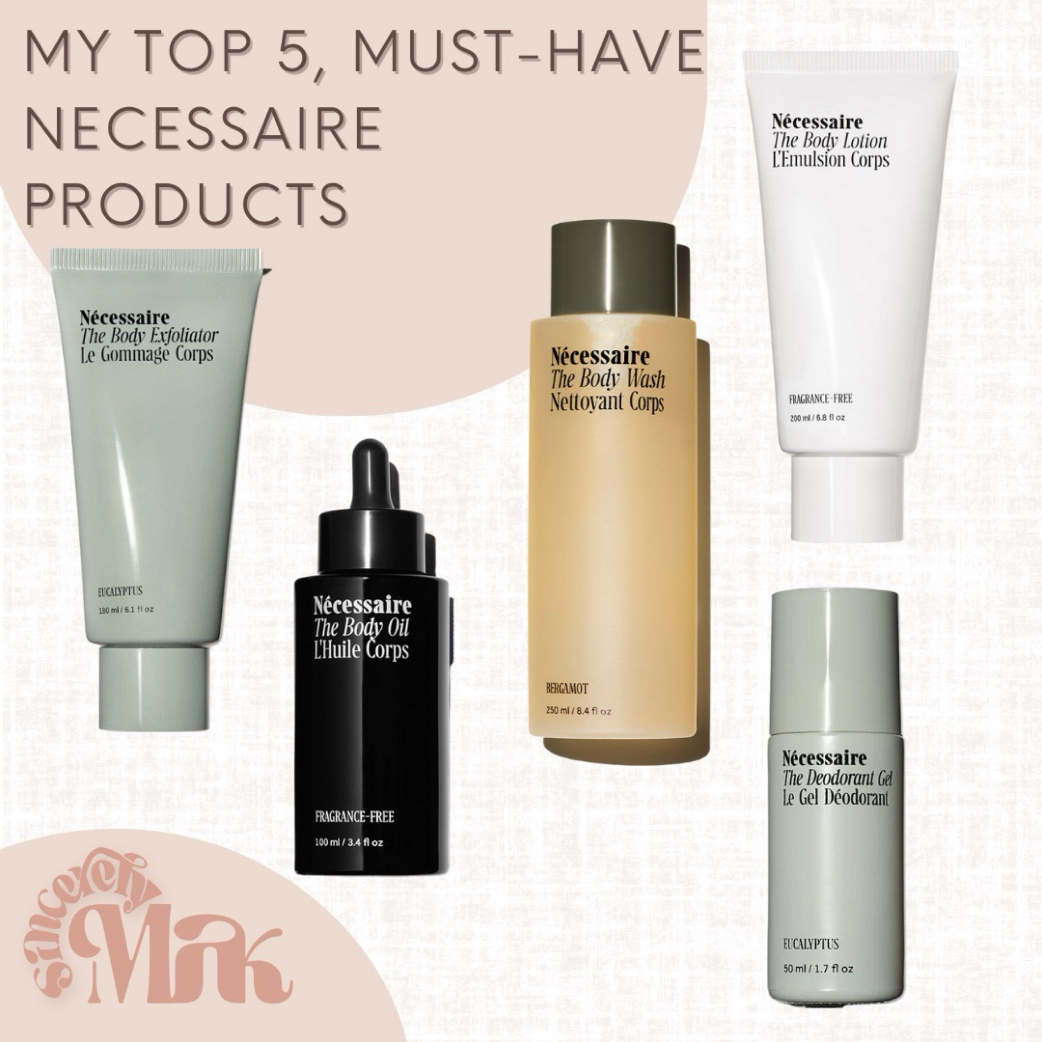 I love Necessaire products! Enjoy my top 5! #Necessaire #bathandbody #shower #body #top5

#LTKGiftGuide #LTKfindsunder50 #LTKbeauty