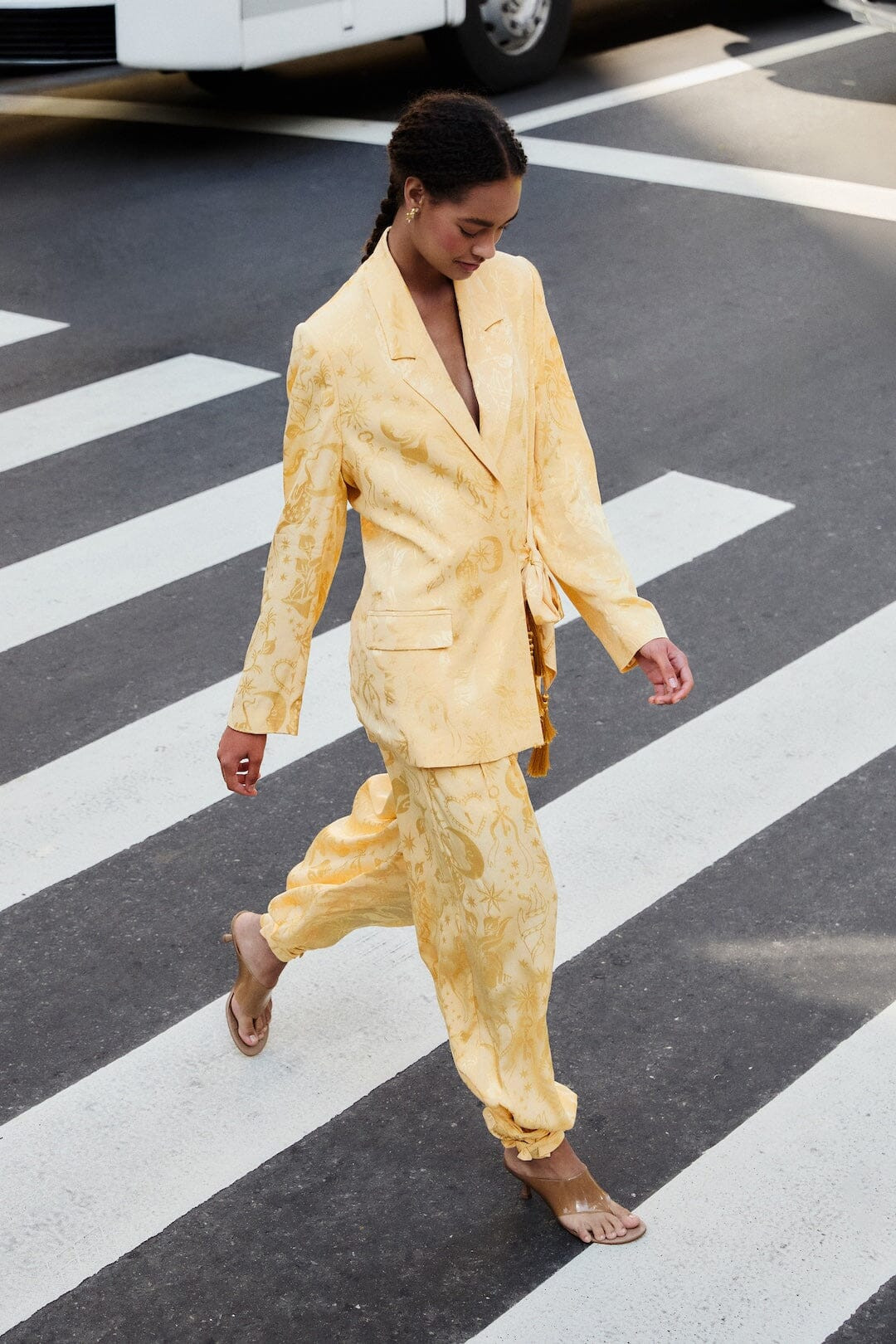 Beige Hem Ties Pockets Pants | FARM Rio | FarmRio (US)