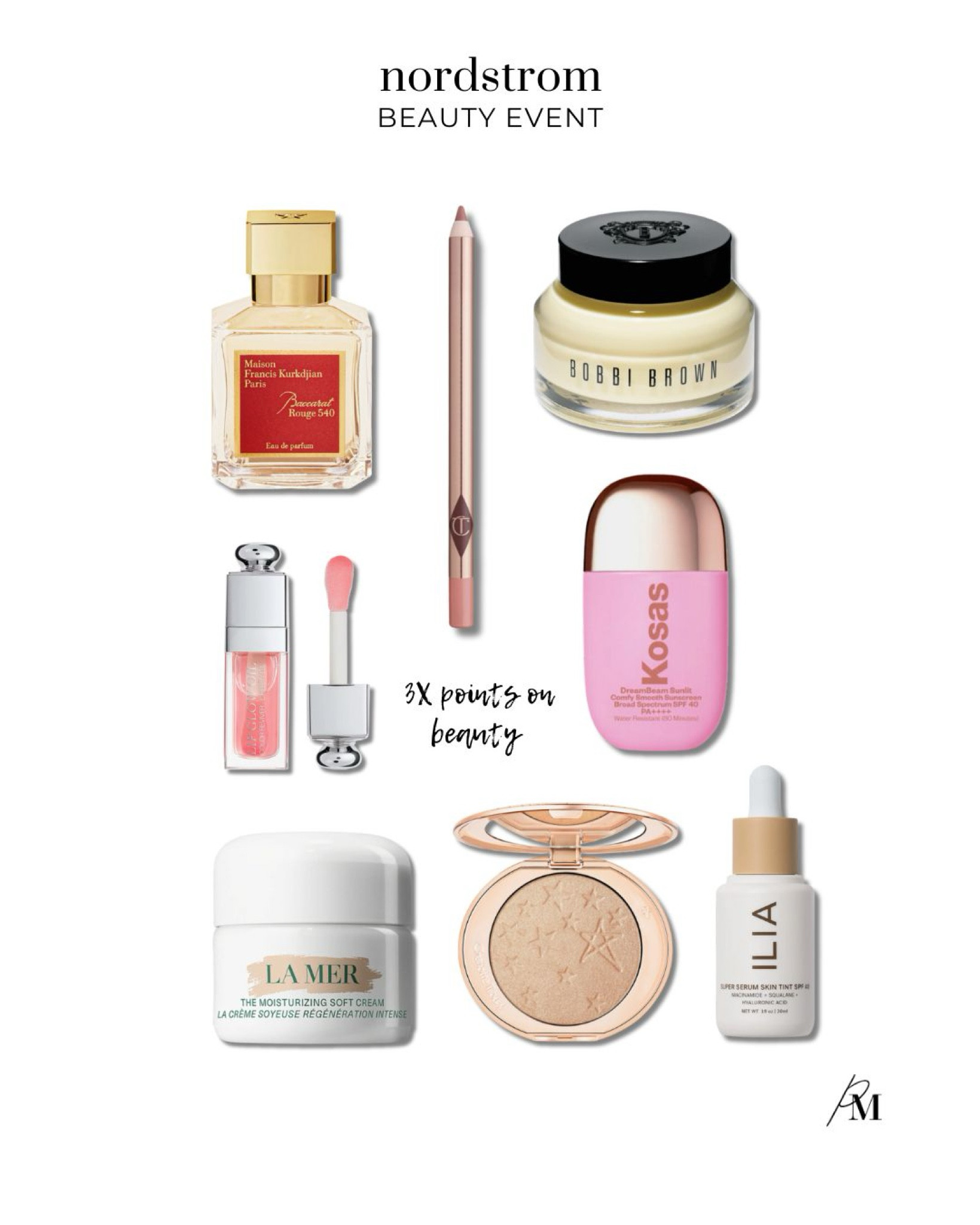 Nordstrom beauty event. Get 3x the points on beauty items. 

#LTKBeauty #LTKStyleTip #LTKSeasonal