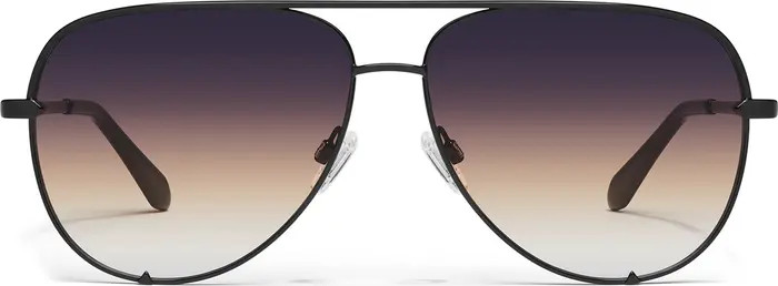 QUAY High Key 64mm Oversize Aviator Sunglasses | Nordstrom | Nordstrom
