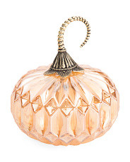 Textured Glass Pumpkin | TJ Maxx
