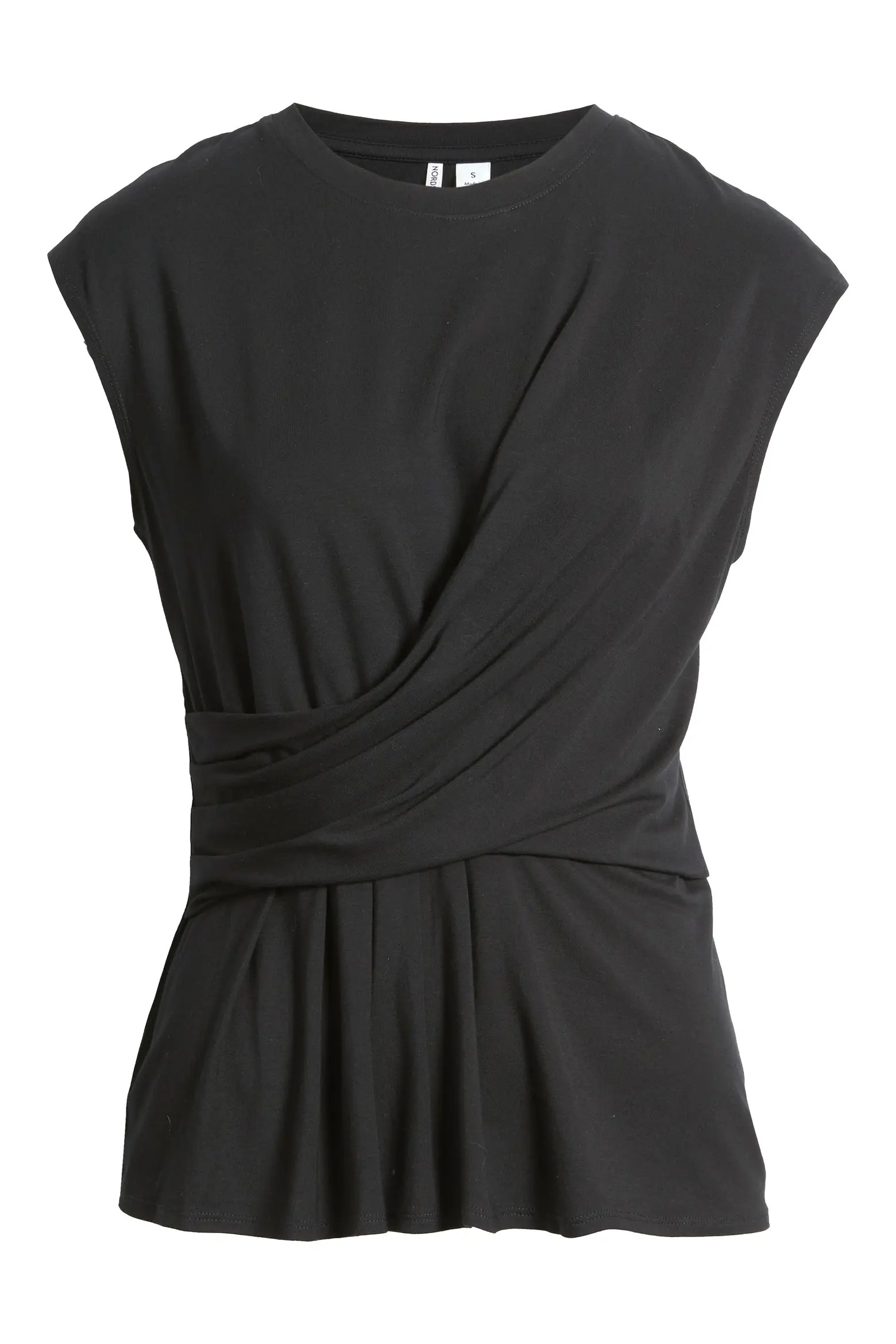 Draped Cap Sleeve Peplum Top (Women) | Nordstrom | Nordstrom