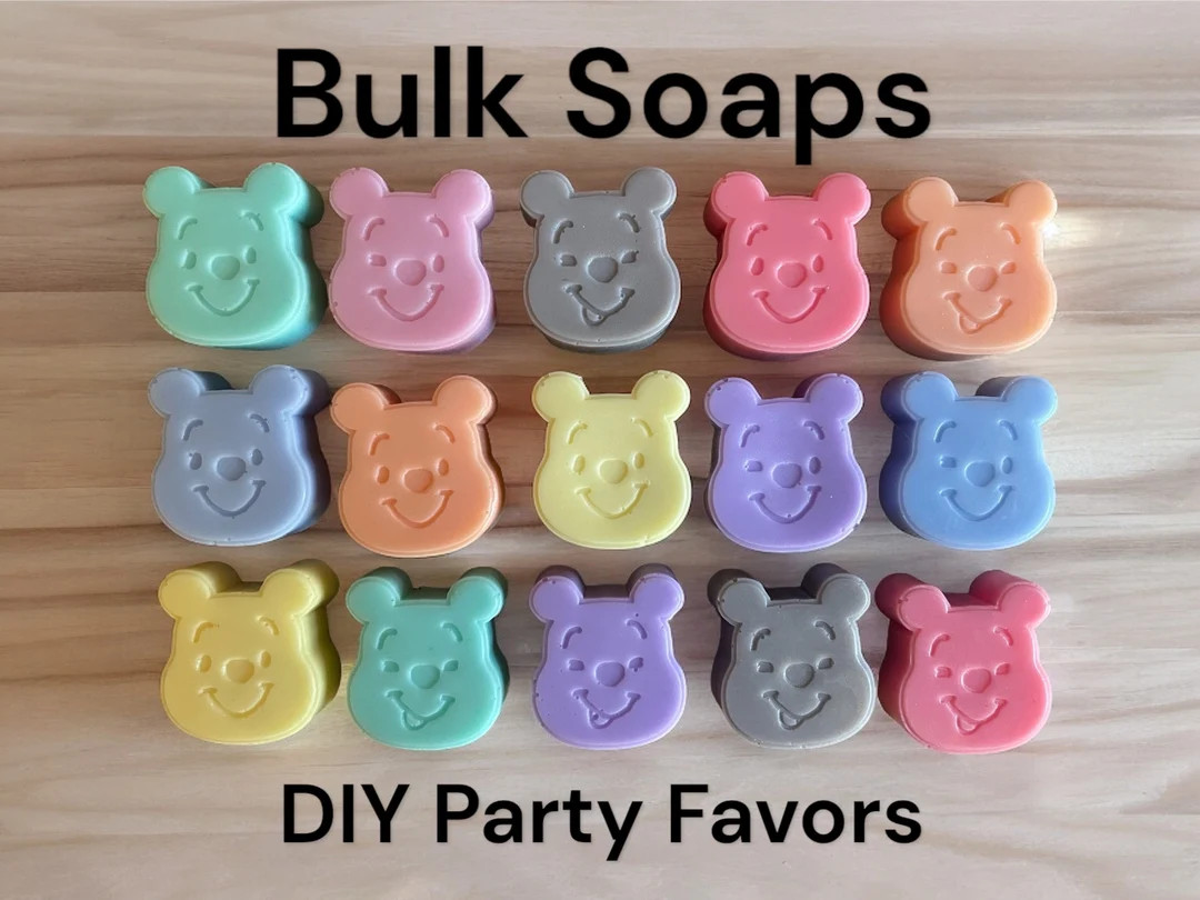 50 Mini Winnie the Pooh Soaps | Party Favors | Triple Butter Soap | - Etsy | Etsy (US)
