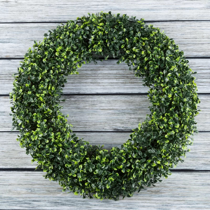 Round Artificial 19.5" Boxwood Wreath | Wayfair North America