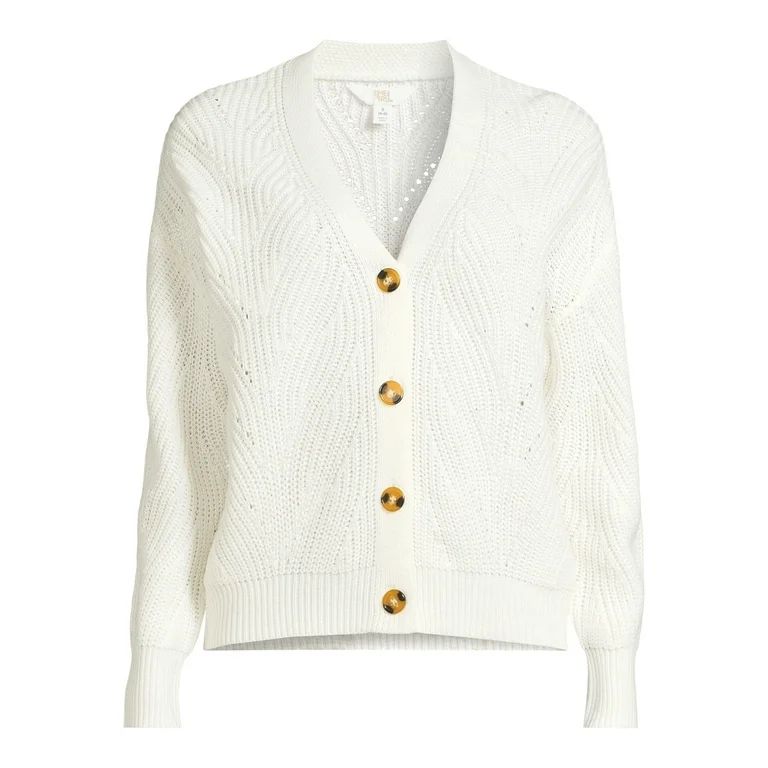 Tiime and Tru Women's Boyfriend Cardigan | Walmart (US)