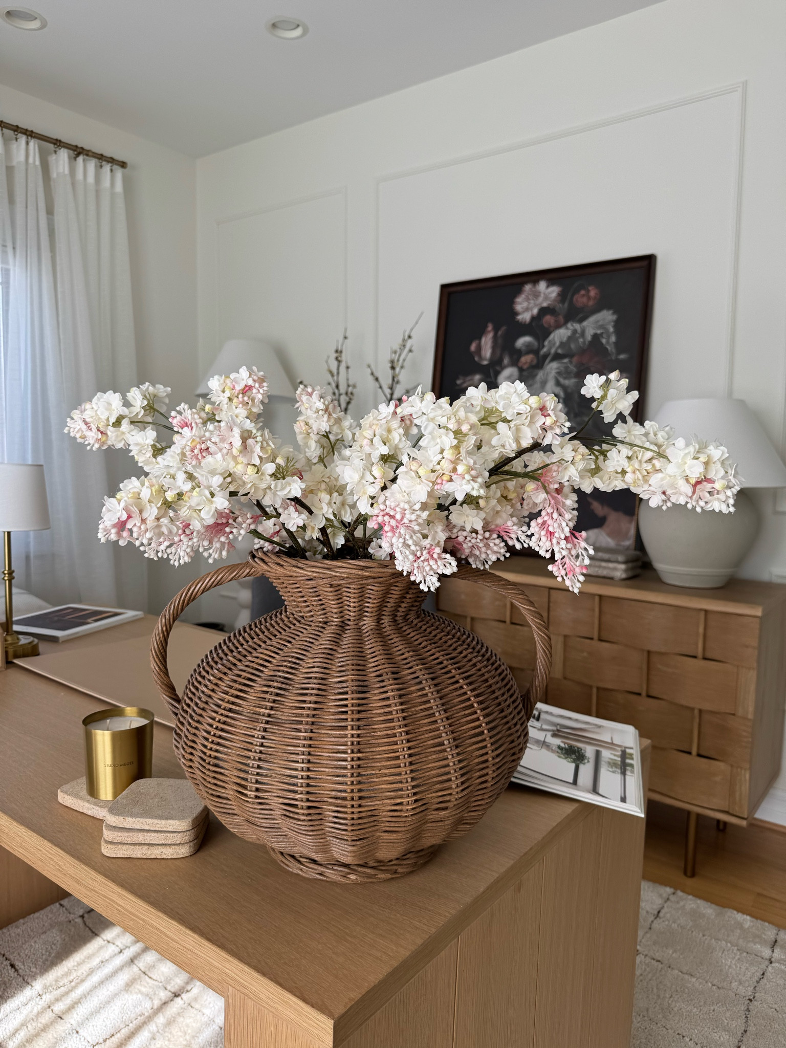 Obsessed with this vase and these lilacs for spring! 

#LTKHome #LTKSaleAlert #LTKSeasonal