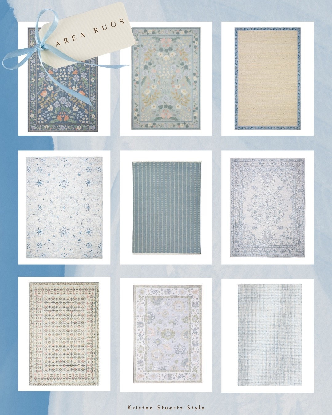 Beautiful blue area rugs. Some of my favorite shades of blue area rugs for your home decor.

#area rugs #home decor 

#LTKHome